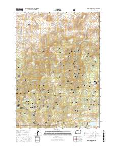 Mule Deer Ridge 2017 topographic map thumbnail