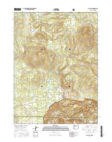 Mule Hill 2017 topographic map thumbnail
