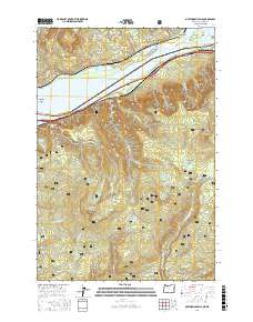 Multnomah Falls 2017 topographic map thumbnail