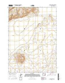 Mustang Butte 2017 topographic map thumbnail