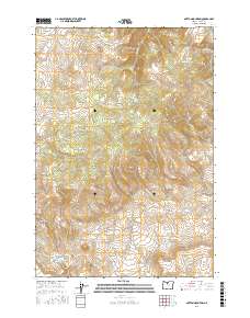 Mutton Mountain 2017 topographic map preview