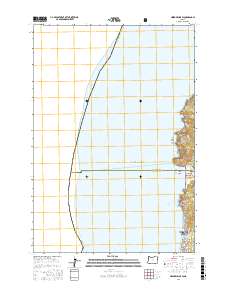 Neskowin OE W 2017 topographic map thumbnail