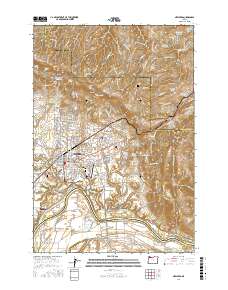 Newberg 2017 topographic map thumbnail