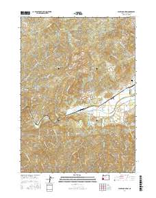 Nickel Mountain 2017 topographic map thumbnail