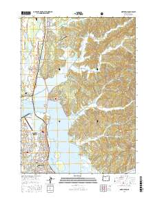 North Bend 2017 topographic map thumbnail