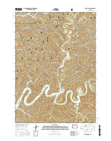North Fork 2017 topographic map thumbnail