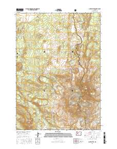 North Sister 2017 topographic map thumbnail