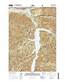 Oakridge 2017 topographic map thumbnail
