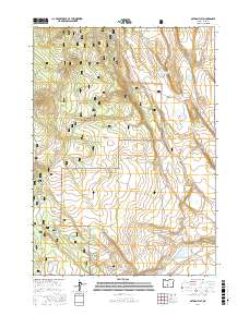 Oatman Flat 2017 topographic map thumbnail