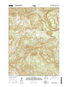 Obenchain Mountain 2017 topographic map thumbnail