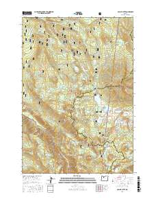 Olallie Butte 2017 topographic map thumbnail