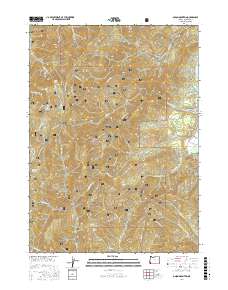Onion Mountain 2017 topographic map thumbnail