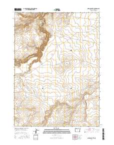 Oregon Butte 2017 topographic map thumbnail