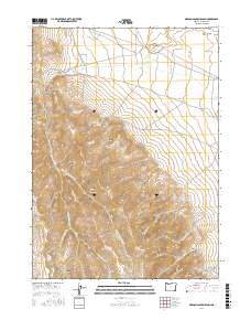 Oregon Canyon Ranch 2017 topographic map thumbnail