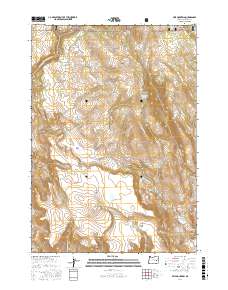 Otis Mountain 2017 topographic map thumbnail
