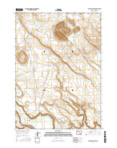 Palomino Buttes 2017 topographic map thumbnail