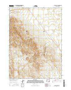 Palomino Hills 2017 topographic map thumbnail