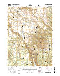 Paradise Mountain 2017 topographic map thumbnail