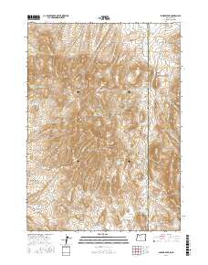 Parsnip Peak 2017 topographic map thumbnail