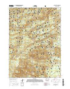 Partin Butte 2017 topographic map thumbnail