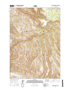 Picture Gorge East 2017 topographic map thumbnail