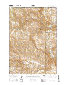 Picture Gorge West 2017 topographic map thumbnail