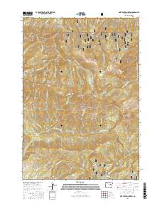 Pine Creek Mountain 2017 topographic map thumbnail