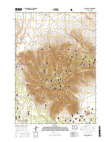 Pine Mountain 2017 topographic map thumbnail