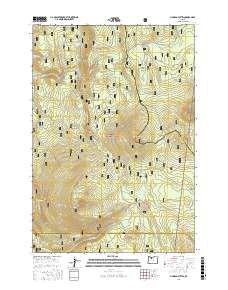 Pinhead Buttes 2017 topographic map thumbnail