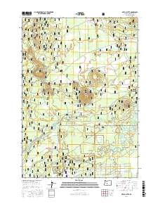 Pistol Butte 2017 topographic map thumbnail