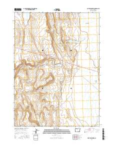 Piute Reservoir 2017 topographic map thumbnail
