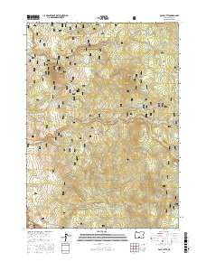 Pole Butte 2017 topographic map thumbnail
