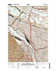 Portland 2017 topographic map thumbnail
