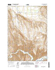 Posy Valley 2017 topographic map thumbnail