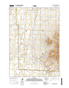Powell Butte 2017 topographic map thumbnail