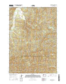 Prairie Peak 2017 topographic map thumbnail