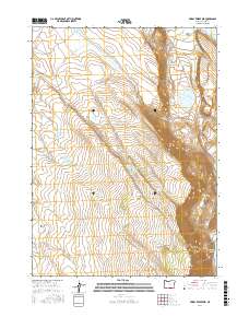 Priday Reservoir 2017 topographic map thumbnail