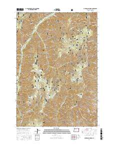 Puderbaugh Ridge 2017 topographic map thumbnail