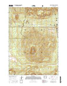 Pumice Desert East 2017 topographic map thumbnail
