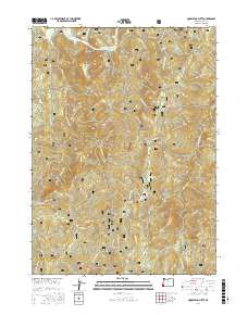 Quosatana Butte 2017 topographic map thumbnail