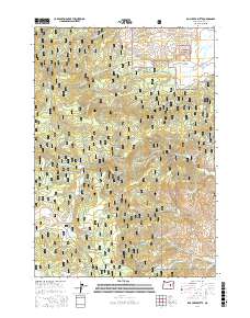 Rail Creek Butte 2017 topographic map thumbnail