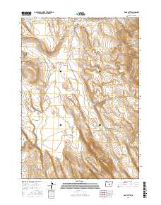 Rams Butte 2017 topographic map thumbnail