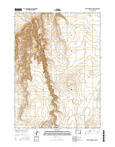 Rattlesnake Canyon 2017 topographic map thumbnail