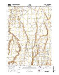 Rawhide Canyon 2017 topographic map thumbnail