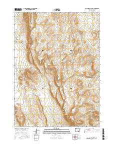 Red Lookout Butte 2017 topographic map thumbnail
