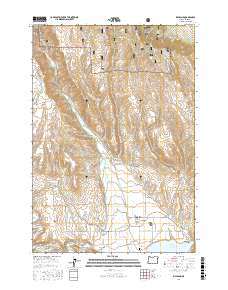 Richland 2017 topographic map thumbnail