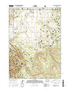 Riverbed Butte 2017 topographic map thumbnail