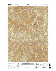 Rooster Rock 2017 topographic map thumbnail