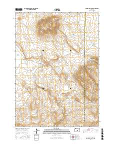 Round Top Butte 2017 topographic map thumbnail