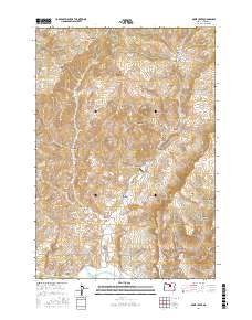 Rowe Creek 2017 topographic map thumbnail